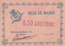 Francia 1 Franc - City of Wassy - February 1918