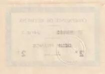 Francia 1 Franc - Company of B&eacute;thune - 01-03-1916 - Serial 3