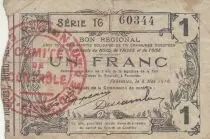 Francia 1 Franc - Fourmies - Regional Coupon - 08-05-1916 - Serial 16