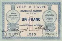 Francia 1 Franc - Havre - Chamber of Commerce - 1915