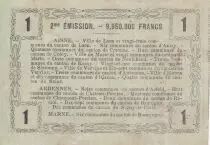 Francia 1 Franc - Laon - Regional Coupon - 16-06-1916 - Serial 6