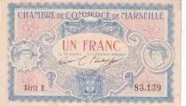 Francia 1 Franc - Marseille - Chamber of Commerce - 05-06-1917 - Serial H