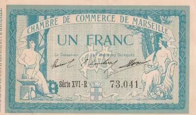 Francia 1 Franc - Marseille - Chamber of Commerce - 05-11-1915 - S�rie XVI-R