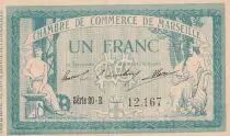 Francia 1 Franc - Marseille - Chamber of Commerce - 12-08-1914 - S&eacute;rie 20-R