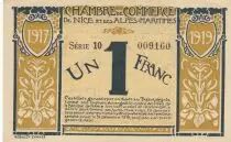 Francia 1 Franc - Nice - Regional Coupon  - 19-04-1917 - Serial 10