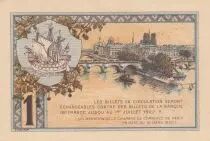 Francia 1 Franc - Paris Chamber of Commerce - 1920 - Serial A.58