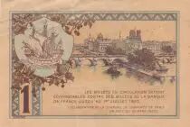 Francia 1 Franc - Paris Chamber of Commerce - 1920-1922 - VF - Serial A.7