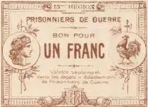 Francia 1 Franc - Prisionniers de guerre - 15�me r�gion