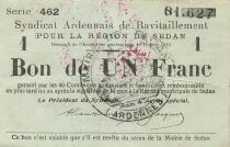 Francia 1 Franc - Sedan Region - 26-02-1916 - Serial 462
