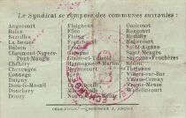 Francia 1 Franc - Sedan Region - 26-02-1916 - Serial 462
