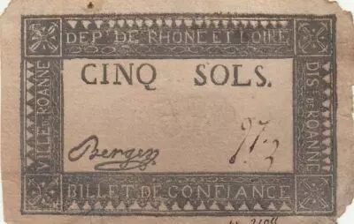 Francia 1 Franc - Tissage A. Br�chard - Roanne - 1914 - P.42-50