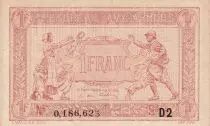Francia 1 Franc - Tr&eacute;sorerie aux Arm&eacute;es - 1919 - Serial D2 - XF+ - P.M.2