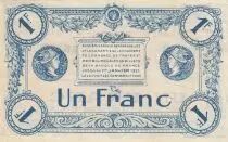 Francia 1 Franc - Troyes Chamber of Commerce - 1918 - Serial 19