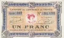 Francia 1 Franc - Troyes Chamber of Commerce 1918 - aUNC