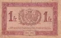 Francia 1 Franc - Union des commer&ccedil;ants et industriels de la r&eacute;gion mantaise - 1920 - Serial T.3 - P.78-35