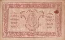 Francia 1 Franc - Woman and soldier -  1919 -  Serial O - V F - M.2