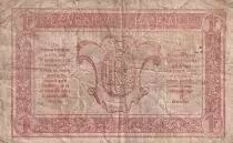 Francia 1 Franc - Woman and soldier -  1919 -  Serial T - VG to F - M.2
