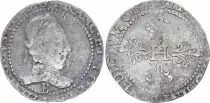 Francia 1 Franc, Henri III  Col Plat - 1579 B Rouen - Silver - F to VF