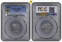 Francia 1 Franc  Morlon - 1945 - L�g�re - PCGS MS65