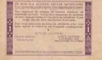 Francia 1 Franc 1941-1942 - F to VF - WWII