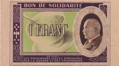 Francia 1 Franc 1941-1942 - XF - WWII