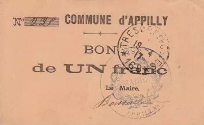 Francia 1 Franc Appilly City