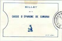 Francia 1 Franc Cambrai Caisse d&acute;Epargne