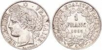 Francia 1 Franc Ceres - 1881 A Paris - Silver