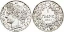 Francia 1 Franc Ceres - 1887 A Paris - Silver