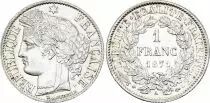 Francia 1 Franc Ceres - III e Republic -1871 A Paris