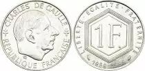 Francia 1 Franc Charles de Gaulle 1958-1988