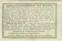 Francia 1 Franc Douai City - 1914