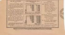 Francia 1 Franc Loterie Palais de Lorraine - 1884 - AU - n&deg; 2.345.426