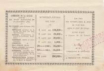 Francia 1 Franc Loterie Ville d\'Amiens- 1882 - VF