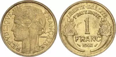 Francia 1 Franc Morlon - 1932