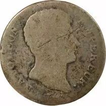 Francia 1 Franc Napoleon I - 1808 A Paris - Silver