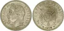 Francia 1 Franc Napoleon III - 1866 A Paris - Silver