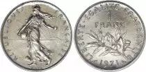 Francia 1 Franc Seed sower - 1971 - UNC