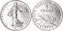 Francia 1 Franc Seed sower - 1977 - from UNC set