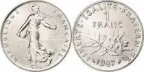 Francia 1 Franc Seed sower - 1987 - from UNC set