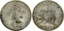 Francia 1 Franc Semeuse - 1906 - Silver - F - KM.844