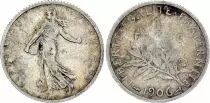 Francia 1 Franc Semeuse - 1906 - Silver - F - KM.844