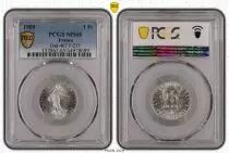 Francia 1 Franc Semeuse - 1909 - PCGS MS 65