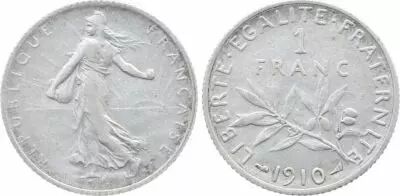 Francia 1 Franc Semeuse - 1910