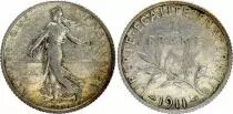 Francia 1 Franc Semeuse - 1911 - Silver - VF - KM.844