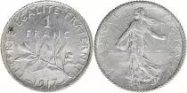 Francia 1 Franc Semeuse - 1917