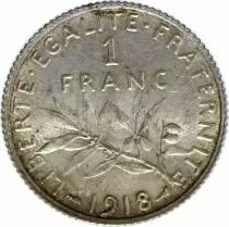 Francia 1 Franc Semeuse - 1918