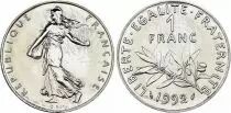 Francia 1 Franc Semeuse - 1991 BU frappe m&eacute;daille