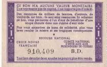 Francia 1 Franc Solidarity Bond - 1941-1942 - Serial B.D