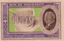 Francia 1 Franc Solidarity Bond - 1941-1942 - Serial F